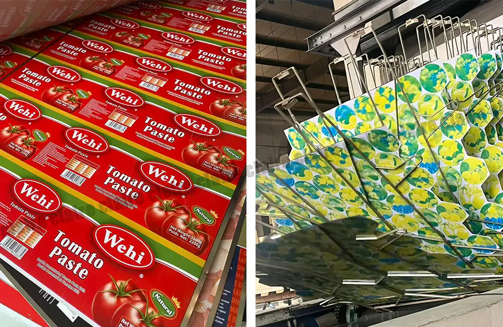 tinplate 4 color process printing